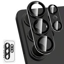 1 buah Pelindung Lensa Kamera Paduan Aluminium untuk Samsung Galaxy S26Ultra / S26 / S26+ Anti-Jatuh Kaca Tempered Logam Penutup Kamera Belakang Pelindung Lensa Kamera Hitam Perak Biru Ungu Pelindung Lensa Armor - MultiWarna - View 10