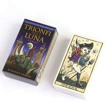 1 Hộp Bài Tarot Trionfi Della Luna Mới - Trò chơi để bàn cổ điển thú vị, giấy bền, tinh tế và dễ mang theo. - Nhiều màu - Xem 2