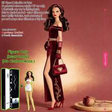 12.6英寸 1/6比例 12关节可动BJD/MJD娃娃，球形关节超模手办，精致五官，蓬松秀发，收藏展示，桌面摆件，节日纪念品，不含服装 - 只有娃娃,沒有衣服 - 查看 15