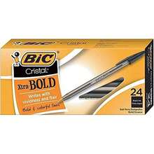 BIC Cristal Xtra Smooth Blue Ballpoint Pens, Medium Point (1.0mm), 24-Count Pack, Extra Smooth And Reliable Ballpoint Pens - D - Xem 4