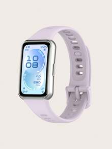 1 pieza Correa de silicona suave y sólida con hebilla de liberación rápida compatible con Huawei Band 11 / Band 11 Pro Smartband, accesorio de repuesto para mujeres/hombres - Banda 11 / 11 Pro - Ver 10
