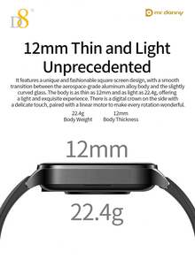 D8 Smart Watch For Men/Women (Answer/Make Call), 2024 HD 1.85"Smartwatch Fitness Activity Tracker, 100+ Sports IP67 Waterproof, Sleep Monitor/Pedometer/Calories, Fitness Watch For Android IOS - View 8