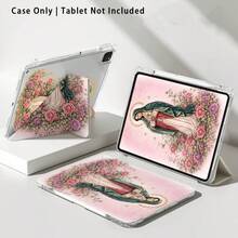 1个亚克力水晶平板电脑保护套，饰有粉色玫瑰环绕的圣母玛利亚彩绘，带支架，兼容三星A9/A9+/S9/S9FE/A11/A11+/S11/S10 FE/S10 FE+/S10 Lite、A16 2025、Air 11/13、M3 2025、Mini 7 A17、Pro 2024、Air 11/13、M2 2024、Pro 11/13、M4 2024、Pro 12.9、7/8/9代、10.2、10代、10.9、Air 4/5/6/7/8、10.9、Pro 11、4/5/6代、Mini 6、SE 11、荣耀、Matepad SE 11。 - 彩色 - 查看 8