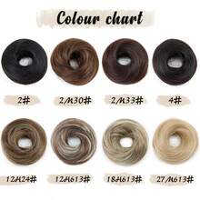 3-Inch Synthetic Hairpiece, Secured With An Elastic Band; The Ends Can Be Clipped On To Extend The Length; Suitable For Women; Can Be Worn As A Ponytail Hair Rubber Bands Scrunchies Hair Rope Elastic Hair Tie Holiday Accessories Hair Elastics Elastic Hair Tie,Travel,Birthday - Multicolor - View 4