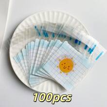 Túi đựng bánh hình Mặt Trời, Mặt Trăng & Sao sáng tạo, Túi đựng bánh Trung Thu và bánh quy, Túi đựng bánh ngọt và đồ ăn nhẹ tự dính, Túi đựng kẹo và đồ ăn nhẹ tự dán - Xem 3