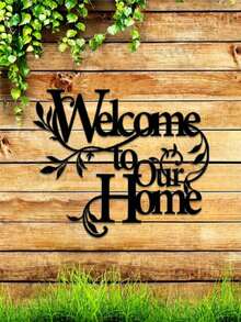 1 biển chào mừng - "Chào mừng về nhà", chất liệu acrylic, chữ viết tay trang nhã, họa tiết lá cây, thích hợp trang trí trong nhà và ngoài trời, trang trí tường, trang trí nhà cửa, trang trí sân vườn, trang trí phòng ngủ, trang trí phòng, lối vào, tường hiên nhà, quà tặng sinh nhật, Halloween, Lễ Tạ ơn, quà Giáng sinh, lý tưởng để tặng cho gia đình và bạn bè. - Nhiều màu - Xem 5