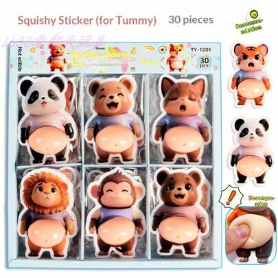 2026 Hot Selling Cute Squeeze Stress Ball Anti-Collision Sticker, Decompression Toy, Popular Desk Decor, Party Favor, Interesting Creative Gift, Birthday Gift, Valentine's Day Gift, Children's Day Gift, Easter Gift, Perfect Gift, Best Gift, Halloween Gift, Stress Relief
