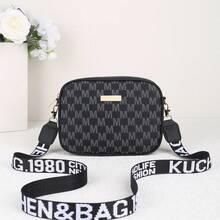 2026新款高端M型印花方形相机包，时尚休闲百搭复古斜挎单肩包，铅笔盒及收纳袋 - 多色 - 查看 11