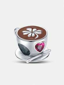 1 mặt dây chuyền hình quả bơ dễ thương, thời trang, thích hợp để làm vòng tay, lắc tay, trang sức DIY và phụ kiện trang trí trang phục hàng ngày cho nữ, lý tưởng cho các bạn gái. - Bạc - Xem 14