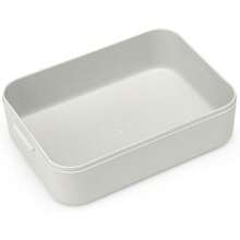Durable Lunch Box. Can Hold Sandwiches And Snacks - Light Grey - View 2