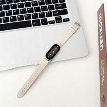 Dây đeo đồng hồ khóa hình ngôi sao rỗng, tương thích với đồng hồ 8/9/10, phong cách cổ điển sang trọng, thiết kế thanh lịch bền bỉ, thích hợp đeo hàng ngày, dành cho nữ. - Màu be - Xem 5