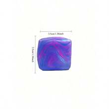 New Needo-H- Ripple Ice Cube - Malt Sugar Transforming Toy - Stress Relief Toy - Ice Cube - Cube - Malt Sugar Squeeze Toy - Birthday Gift - Christmas Gift - Perfect Gift - Collection Display - Teenage Transforming Clay Squeeze Toy - 3.5cm Cube - Multicolor - View 4