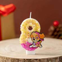 0-9 Velas con forma de cachorro de peluche adorables, hermosas decoraciones para pasteles, regalos ideales para fiestas, adecuados para pasteles de cumpleaños, pasteles de boda, celebraciones de aniversario, reuniones familiares y talla grande - Ver 22