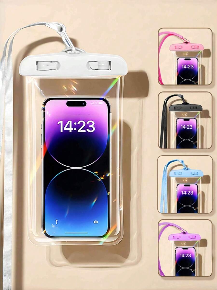 1个通用IPX8防水手机壳，防水袋，适用于游泳、潜水、海滩、夏季旅行必备 - 水機防水袋 - 查看 1
