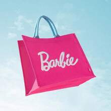 Miniso Túi Boston Barbie Sunlit Shine Series (Xanh lá cây)/ Túi nhựa Barbie Hourglass Series/ Túi xách Barbie Sunlit Shine Series (Nhiều màu), Túi thời trang nữ màu hồng, chất liệu PU/nhựa dẻo, túi đeo chéo hàng ngày (1 chiếc) - Nhiều màu - Xem 12