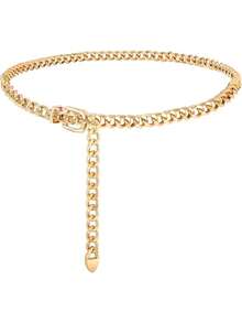 Dây xích kim loại nhiều lớp dành cho nữ, thích hợp để phối cùng váy. - Nhiều màu - Xem 3