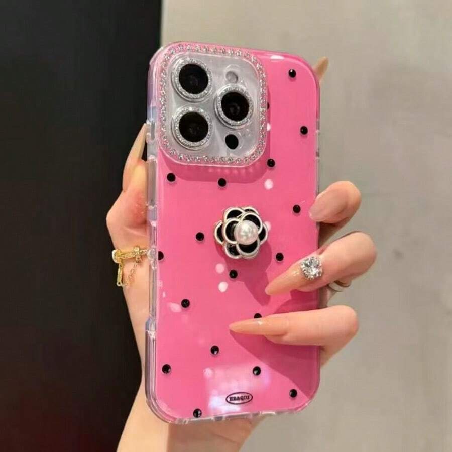 【人気商品】春夏新作 マホケース韓国かわいい新デザイン スマホケースiPhone17ケース 可愛い iPhone16ケース、耐衝撃性、対応機種：マグネットスマホiPhone17 Pro / 16 Pro Max / 15 Pro / 14 / 13スマホケース（ストラップ付き） - レッド - チェックする 1