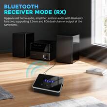 新款 RT06 蓝牙 5.4 发射器接收器，支持 USB 闪存盘、TF 卡、同轴光纤、3.5mm AUX 音频适配器 - RT06 - 查看 3
