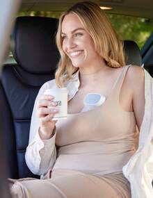 Momcozy S9 Pro Hands-Free Breast Pump Updated, Portable Breast Pump With Longer Battery Life And LED Display, 2 Modes And 9 Levels, 24 Mm Flange - Light Grey - View 8