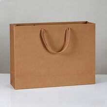 1个/4个装通用黑色礼品袋，带结实手柄 - 多种尺寸和颜色可选，大号礼品袋，带手柄，适用于礼品、糖果、购物，适合婚礼、生日、母亲节、商务、精品店、派对等场合。 - 黑色 - 查看 45