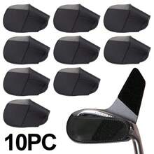 10 chiếc bọc đầu gậy golf, nhiều kiểu dáng khác nhau, bọc da cho gậy sắt, mũ bảo vệ đầu gậy golf chất lượng cao. - Nhiều màu - Xem 9