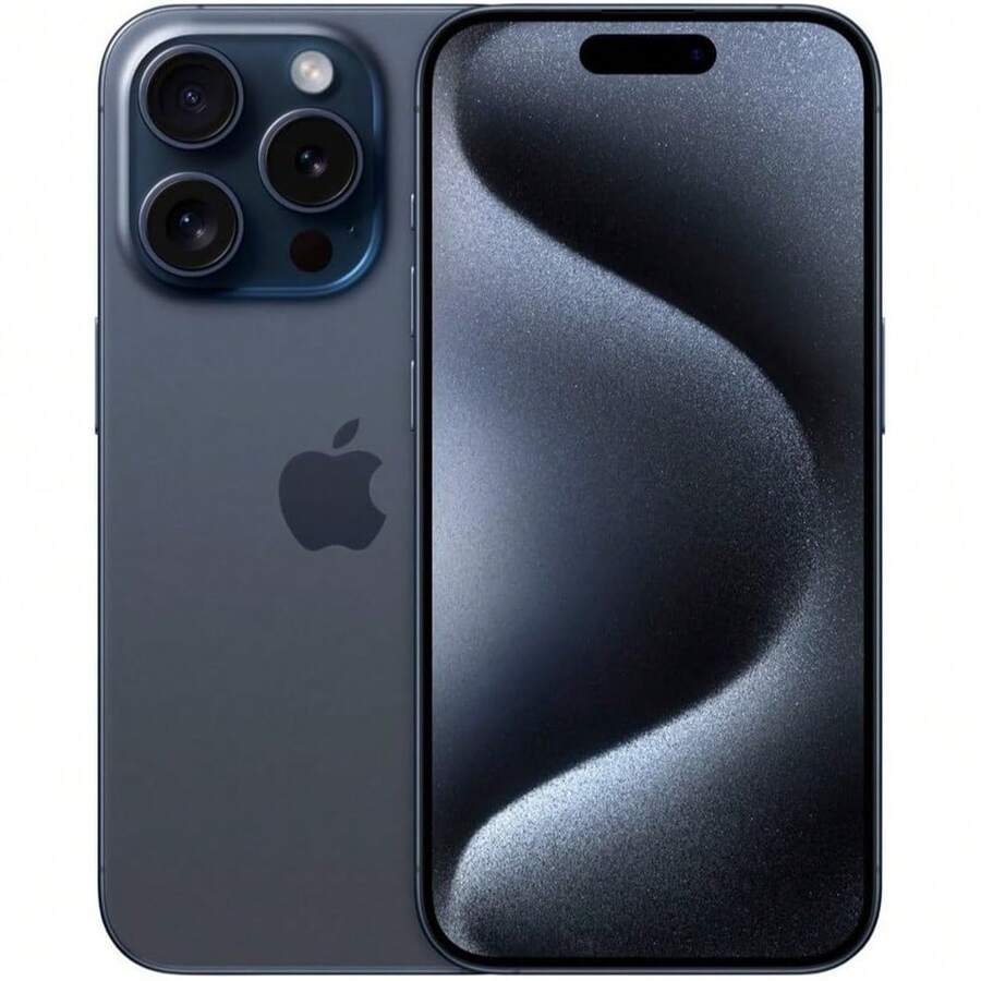 Refurbished Apple IPhone 15 Pro Max, 256GB. Fully Unlocked Grade A - 藍色 - 查看 1