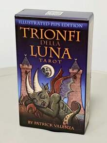 1 Hộp Bài Tarot Trionfi Della Luna Mới - Trò chơi để bàn cổ điển thú vị, giấy bền, tinh tế và dễ mang theo. - Nhiều màu - Xem 1