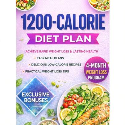 Un pianificatore di dieta e esercizi per la perdita di peso rapida di 7 giorni da 1200 calorie - Un diario a spirale per ricette e monitoraggio dei progressi per la perdita di peso, inclusa una pagina per impostare gli obiettivi, adatto per palestre domestiche e personal trainer - Progettato specificamente per il conteggio delle calorie e la perdita di peso rapida.