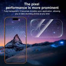 Miếng dán kính cường lực trong suốt tích hợp bảo vệ camera cho iPhone 17 Pro Max của XDcase. - Trong sáng - Xem 5