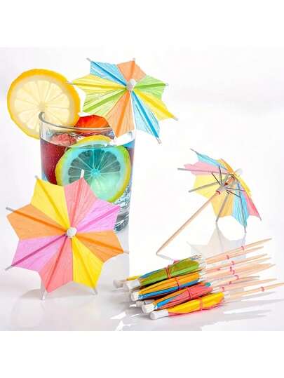 5 chiếc ô giấy trang trí tiệc Hawaii nhiệt đới dùng cho que khuấy cocktail - Những chiếc ô giấy hình bát giác nhiều màu sắc với thiết kế gấp gọn để dễ dàng cất giữ, khi mở ra sẽ hiện ra mặt ô cầu vồng rực rỡ. Thích hợp cho cocktail, món tráng miệng, đĩa trái cây, tạo thêm không khí nhiệt đới cho các bữa tiệc mùa hè, tụ họp trên bãi biển, dã ngoại và quán bar, một phụ kiện trang trí tuyệt vời cho các bữa tiệc theo chủ đề Hawaii, sinh nhật và các sự kiện cocktail.