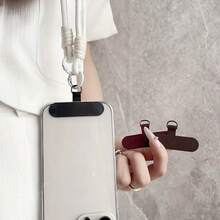 Miếng đệm định vị dây đeo điện thoại đa năng, kẹp hình chữ T chống gãy, miếng nối móc treo điện thoại, miếng dán cố định không nhô ra. - Nhiều màu - Xem 12