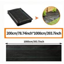 2*25M Heavy Duty  Control Membrane Garden Barrier Fabric Landscaping Cover - A - View 3