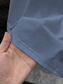 SU ER 男士时尚印花宽松短袖T恤 | 精致设计 | 夏季必备 | 易于搭配，展现您的风格 - 霧霾藍 - 查看 5