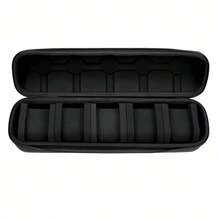 5-Slot Watch Storage Box, Unisex Hard Shell Watch Organizer Case With Soft Cushions And Handle, Portable Watch Storage Bag - Multicolor - View 10