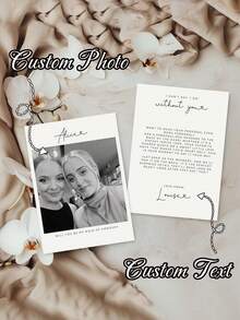 Customized Bridesmaid Photo Invitations, Personalized Postcards, Personalized Photos, And Customizable Photo Text. - Single Piece - View 5