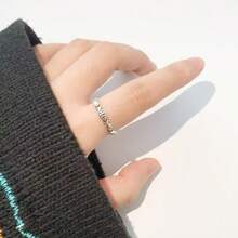 1 Vintage Fashion Simple Thai Silver Small Fish Ring - Antique Silver - View 8
