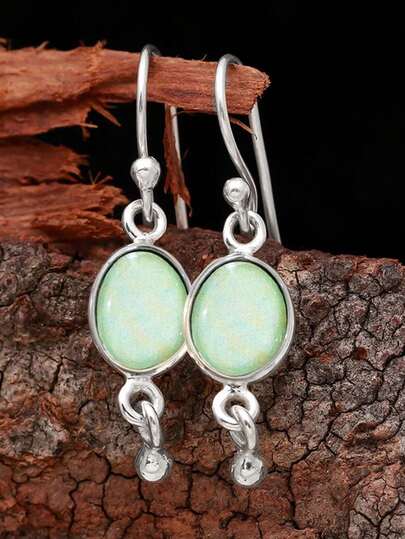 1对吊坠耳环，女士款，适合婚礼、订婚、周年纪念、派对、情人节等场合佩戴。