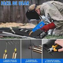 Plastic Repair Welder With 1200 Staples (Blue) - US A Type Plug(110-127V) - View 9