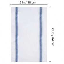 Utopia Towels - Juego de 12 paños de cocina 15 x 25 pulgadas 100% algodón hilado en anillo altamente absorbentes y reutilizables juego de toallas té cocina y vajilla 200 g/m² - Azul - Ver 2