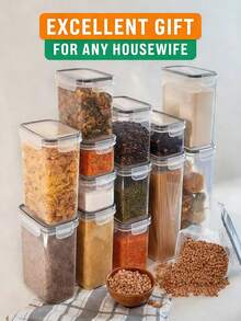 Food Storage And Organization Kit - Black and White - View 8