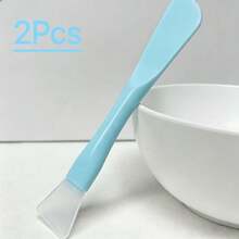 2-In-1 Silicone Face Mask Brush/Spatula - For Applying And Removing Face Masks, Travel Size - White - View 15