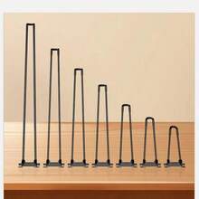 1个可折叠桌腿，可折叠桌架，适用于咖啡桌、床头桌、电脑桌 - 便携式露营桌腿，含安装配件 - A - 查看 4