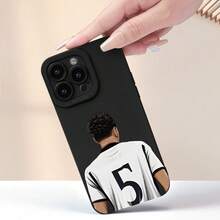 No.Funda para teléfono móvil con diseño de 5 jugadores de fútbol, tacto mate cómodo, nueva y de gran , adecuada para iPhone 16/15/14/13/12/11/X/XR/XS/8/7/SE Mini Plus Pro Max Series, protección completa. Funda para iPhone 17, funda para iPhone 17 Pro Max. - Colores mixtos - Ver 3