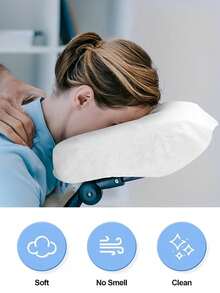 10pcs/20pcs/100pcs Disposable Soft Non-Stick Face Covers, Suitable For Massage Bed/Chair, Beauty Salon, Eyelash Extension, Beauty Tools - Multicolor - View 2