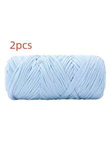 [Paquete de hilo 100% poliéster] 2 paquetes de hilo 100% poliéster - 200g por paquete, colores mixtos, adecuado para manualidades DIY, tejido, cestería y tejido de alfombras - 200 gramos - Ver 30