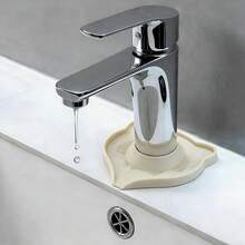 Tấm lót chống bắn nước bằng silicon nhỏ gọn cho vòi rửa chén nhà bếp, tấm chắn chuyển hướng nước bắn ra khỏi vòi (Màu trắng, 2 cái) - Nhiều màu - Xem 13