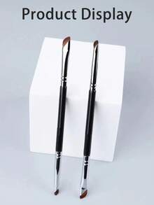 Bộ 1/3/5 cọ kẻ mắt hai đầu/cọ tán màu chi tiết/cọ pha trộn phấn mắt, cọ vẽ, cọ kẻ lông mày vát, cọ kẻ lông mày, cọ phấn mắt, cọ chải mi, cọ chải mi. - Nhiều màu - Xem 7