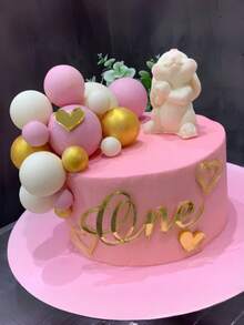 1个亚克力婴儿生日派对蛋糕装饰插牌，蛋糕装饰，生日蛋糕内衬装饰，烘焙装饰用品，烘焙及厨房用品，节日礼物 - styleA - 查看 3