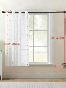 Bộ 1/2 rèm voan thêu cổ điển châu Âu, màu trắng trong suốt, thích hợp cho phòng ngủ, ban công, phòng khách. Rèm cửa sang trọng, rèm ren trắng thanh lịch với họa tiết thêu lá tinh tế, rèm polyester cản sáng cho phòng khách, phòng ngủ, văn phòng và nhiều nơi khác - Có thể giặt máy, rèm trang trí phòng ngủ. - Nhiều màu - Xem 41