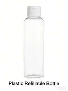 1个150毫升透明PET材质翻盖挤压瓶，可重复灌装液体分配器，适用于化妆水、沐浴露、洗手液，防漏旅行洗漱用品容器，空化妆品瓶 - 查看 2